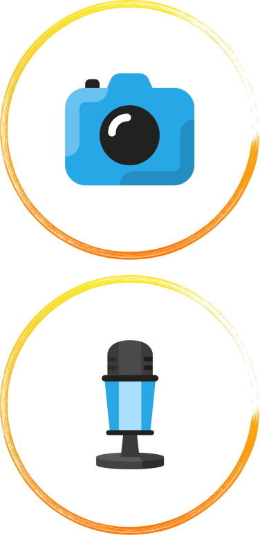 Camera and Microphone